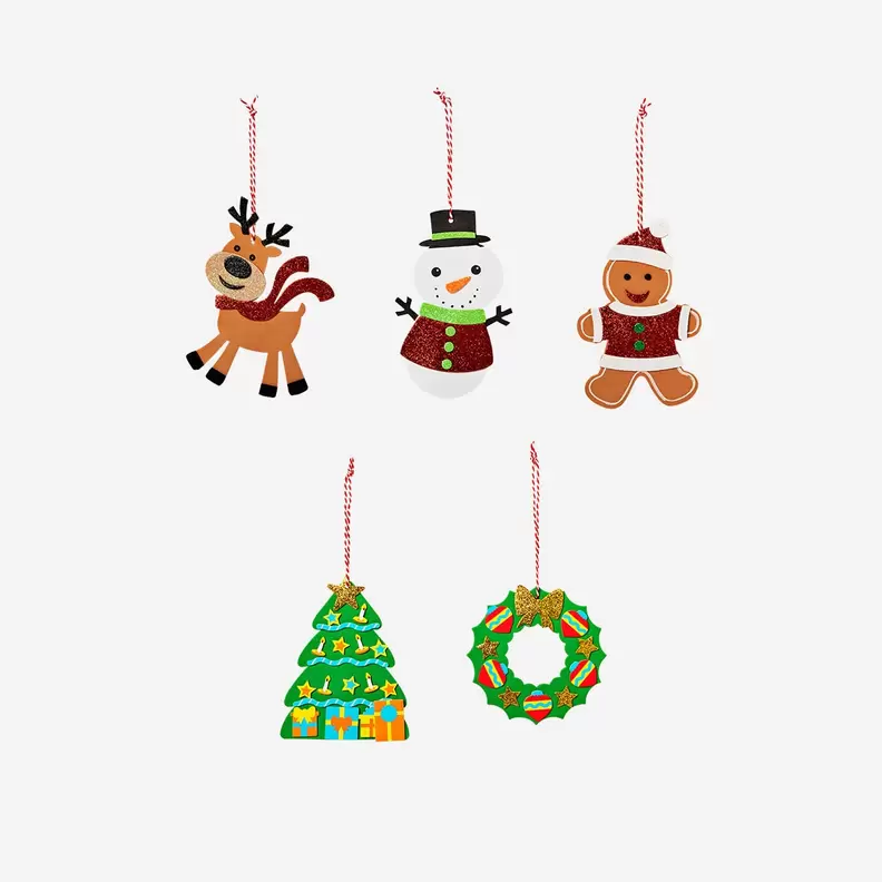 Aanbieding van DIY Kerstdag Foam Figuren - 15 stuks voor 3,5€ bij Flying Tiger