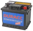 Aanbieding van Duracc startaccu 44ah 12V 54465 voor 77,99€ bij Gamma