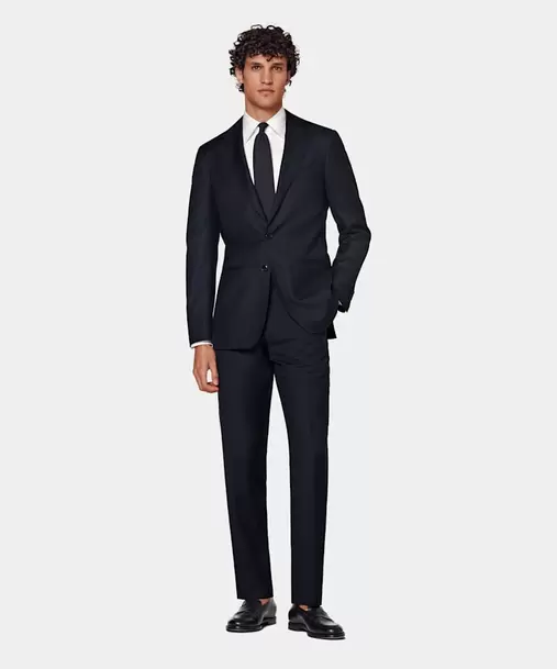 Aanbieding van Navy Perennial Havana Suit voor 379€ bij Suitsupply