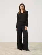 Aanbieding van Elegante broek zonder sluiting met wijde pijpen voor 129,99€ bij Gerry Weber