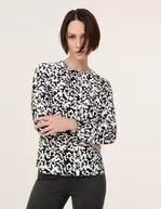 Aanbieding van Blouse met print en ronde hals voor 85,99€ bij Gerry Weber