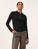 Aanbieding van Poloshirt met lange mouwen voor 65,99€ bij Gerry Weber