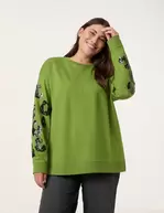 Aanbieding van Sweatshirt met pailletjes voor 95,99€ bij Gerry Weber