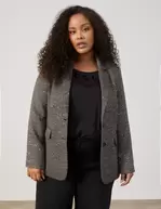 Aanbieding van Blazer met visgraatmotief en pailletjes voor 189,99€ bij Gerry Weber