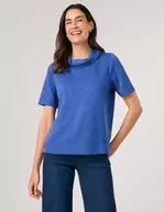 Aanbieding van Shirt met 3/4-mouwen van SLUB jersey voor 65,99€ bij Gerry Weber