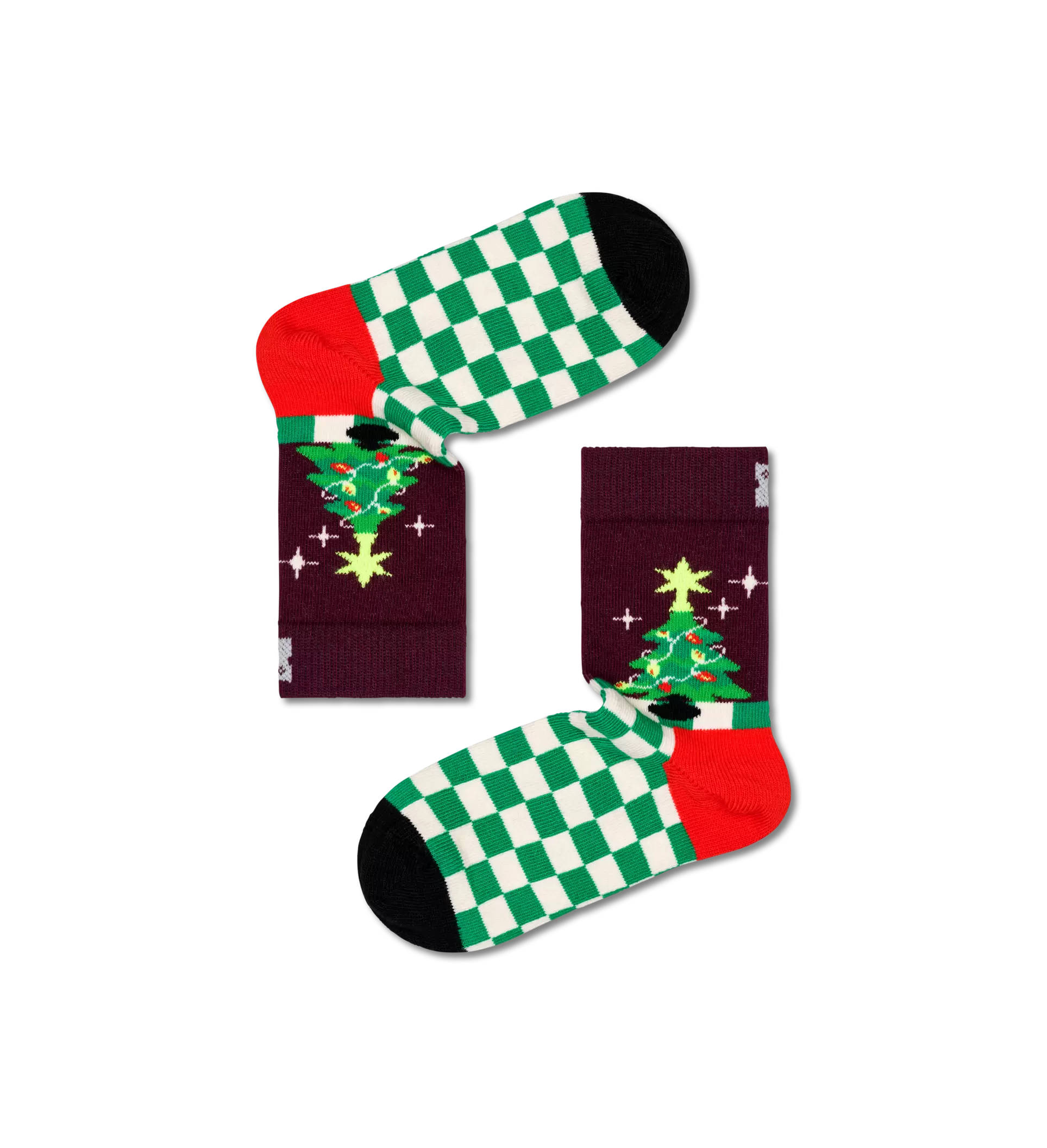 Aanbieding van Kids Christmas Tree Sock voor 4,2€ bij Happy Socks