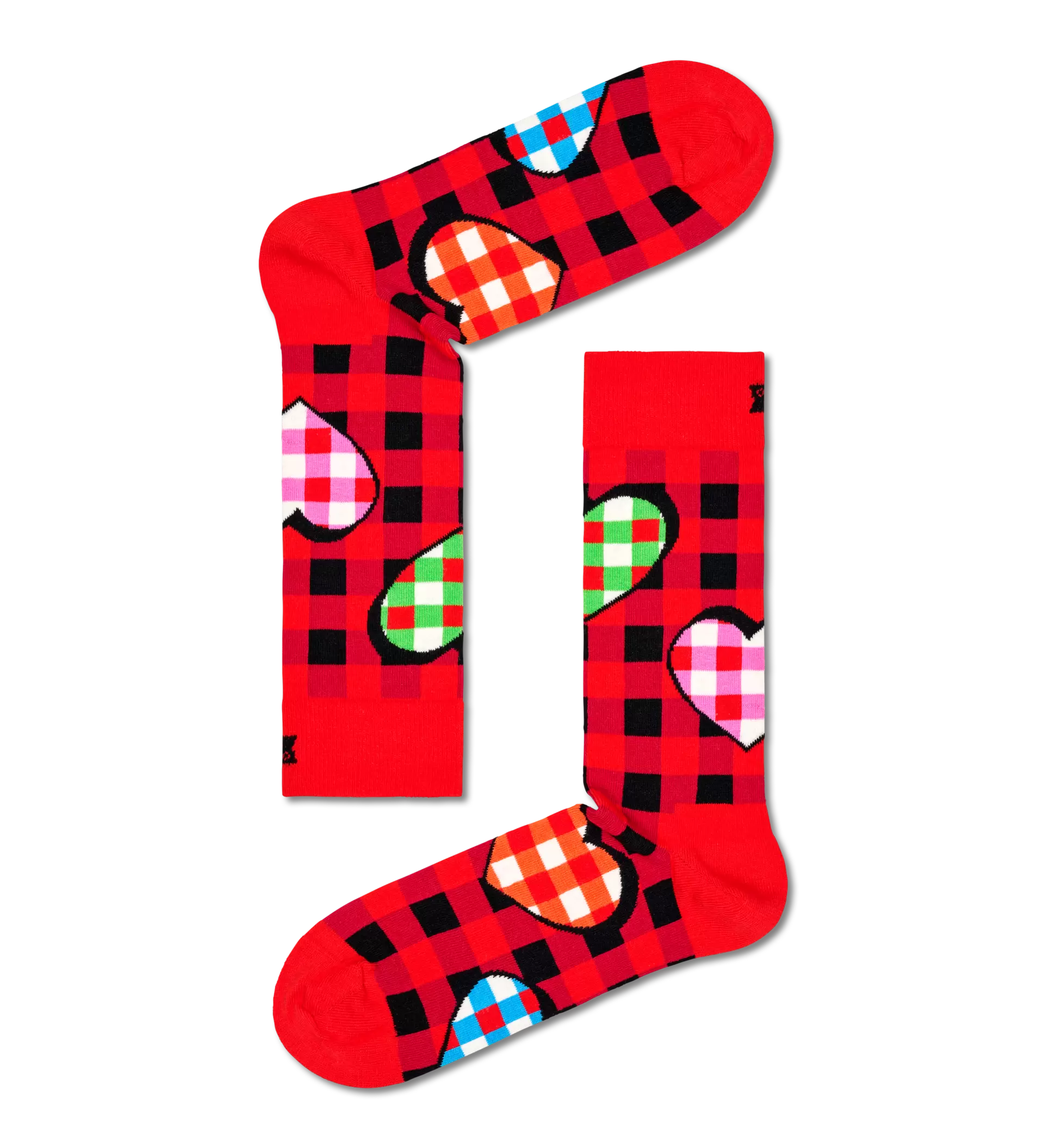 Aanbieding van Checked Heart Sock voor 8,4€ bij Happy Socks