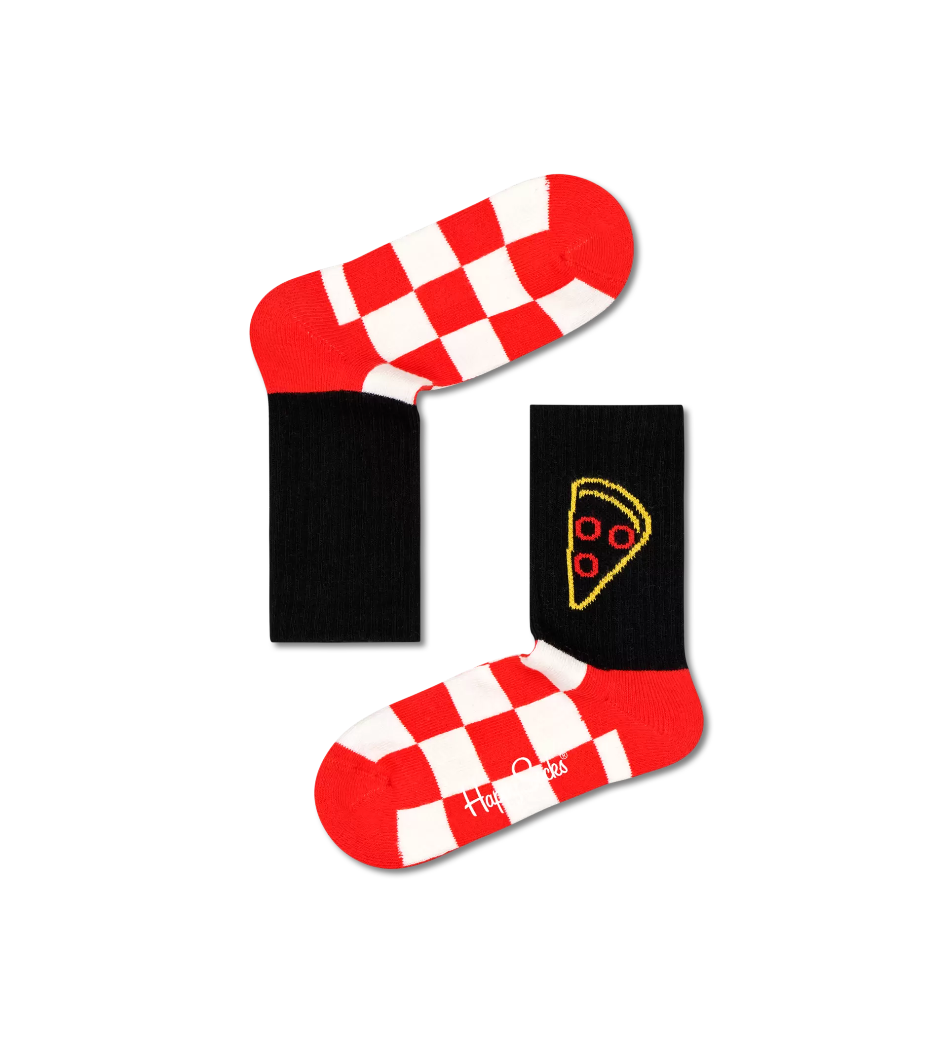 Aanbieding van Kids Pizza Slice Rib Sock voor 3,5€ bij Happy Socks