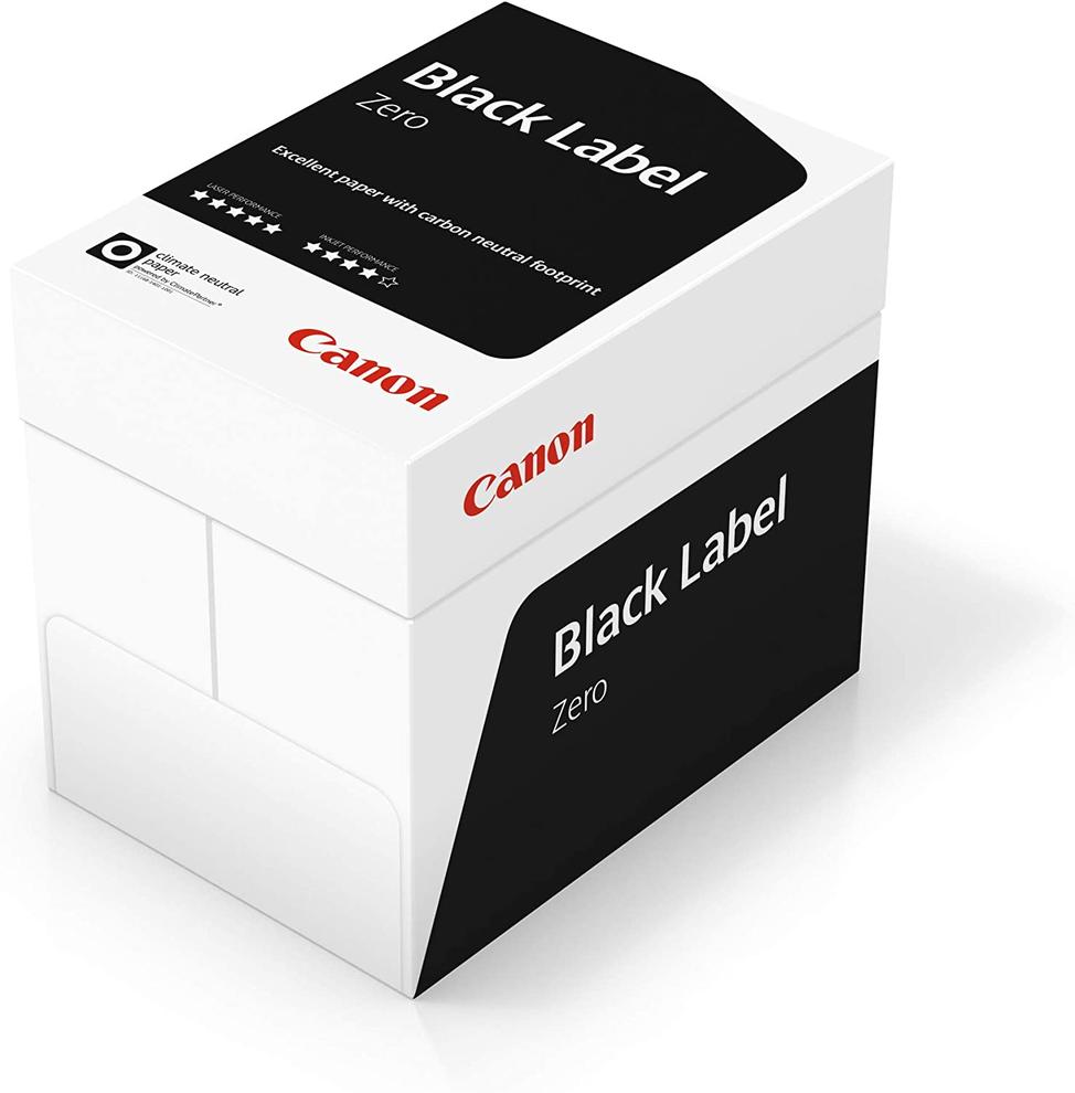 Aanbieding van Canon
						Black Label Zero Papier A4 75 g/m² Wit voor 92552,48€ bij Staples