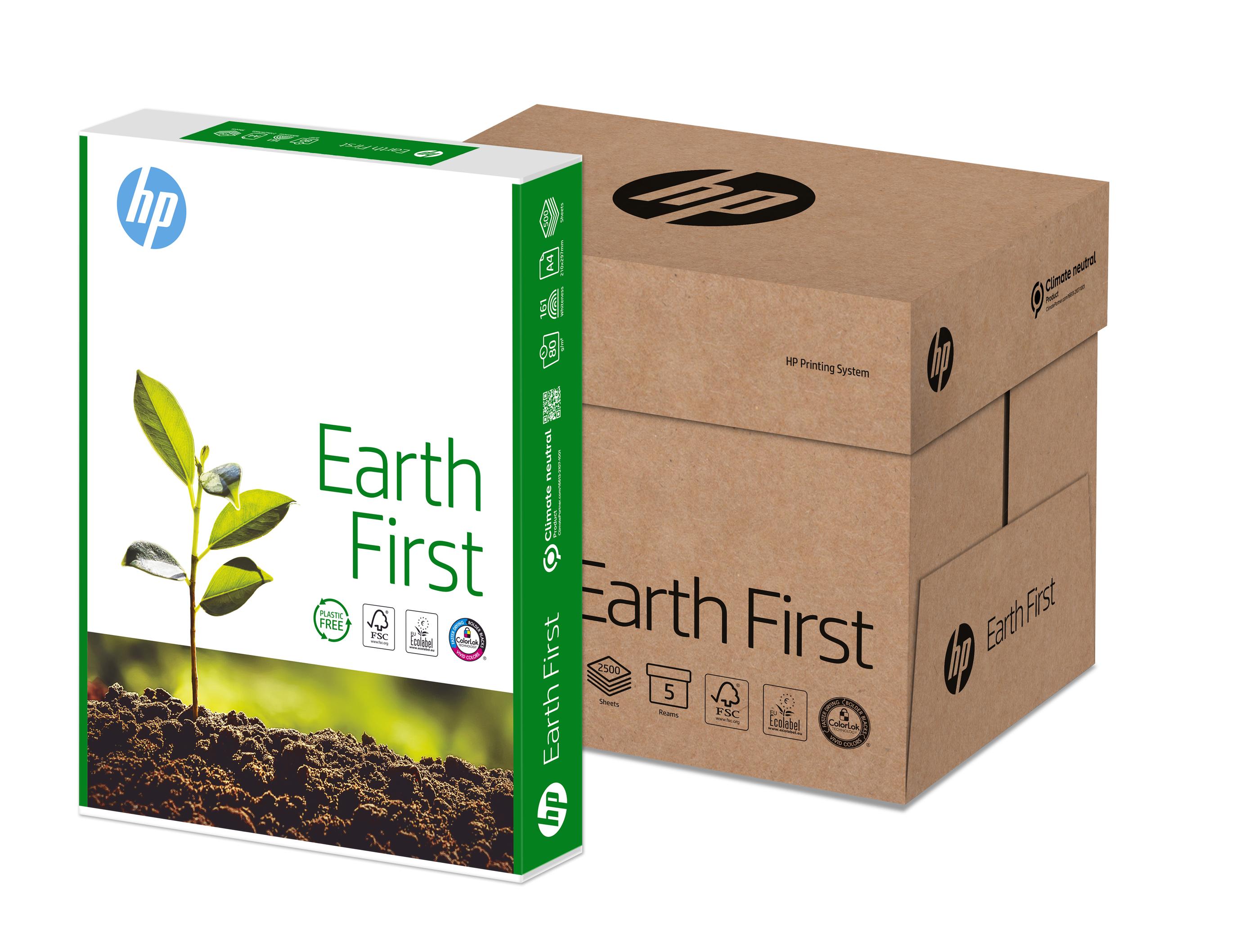 Aanbieding van HP
						Earth First Papier A4 80 g/m² Wit voor 50,25€ bij Staples