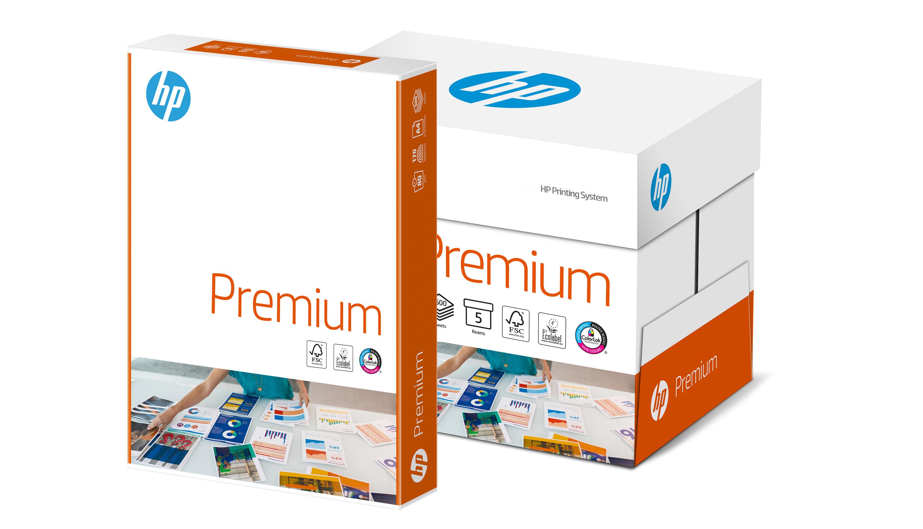 Aanbieding van HP
						Premium Papier A4 80 g/m² Wit voor 70,03€ bij Staples