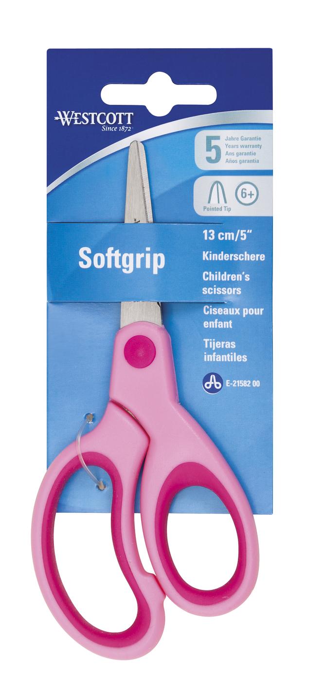 Aanbieding van Westcott
						Schaar Kids Softgrip 13 cm roze voor 2,5€ bij Staples