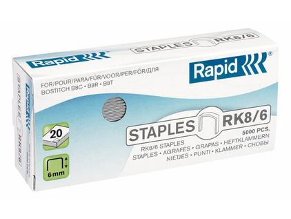 Aanbieding van Rapid
						Nietjes RK8/6, o.a. geschikt voor B8C, B8R en voor 3,58€ bij Staples