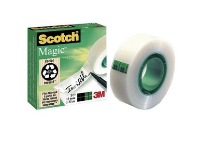 Aanbieding van Scotch
						810 Magic™ Plakband 12 mm x 33 m, asgat 25 m voor 3,99€ bij Staples