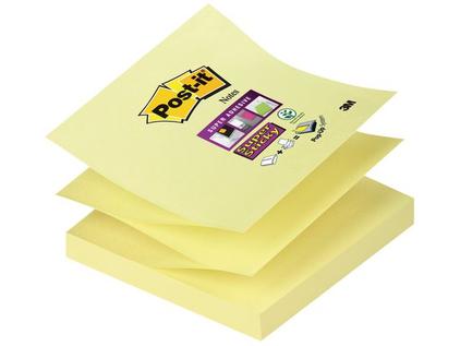 Aanbieding van Post-it
						Super Sticky Z-Notes Canary Yellow 76 x 76 voor 29,26€ bij Staples