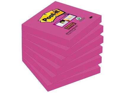 Aanbieding van Post-it
						Super Sticky Notes 76 x 76 mm Fuchsia voor 21,26€ bij Staples