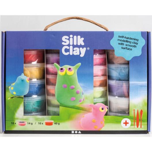 Aanbieding van Silk Clay
						Boetseermateriaal SC klei+gereedsch./set voor 43,03€ bij Staples