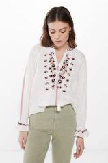Aanbieding van Boho floral embroidery blouse voor 29,99€ bij Springfield