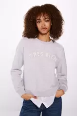 Aanbieding van "Very good" sweatshirt voor 24,99€ bij Springfield