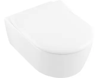 Aanbieding van VILLEROY & BOCH Spoelrandloos toilet Avento incl. softclose wc-bril met quick-release voor 318€ bij Hornbach