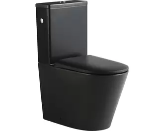 Aanbieding van JUNGBORN Spoelrandloos staand toilet met reservoir Floriel incl. softclose wc-bril met quick-release voor 469€ bij Hornbach