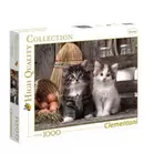 Aanbieding van Clementoni puzzel schattige katjes - 1000 stukjes voor 9,95€ bij Intertoys