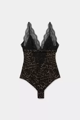 Aanbieding van Luxurious Leopard Bodysuit voor 45,9€ bij Intimissimi