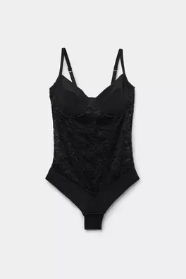 Aanbieding van Delicate Pieces Lace Bodysuit voor 59,9€ bij Intimissimi