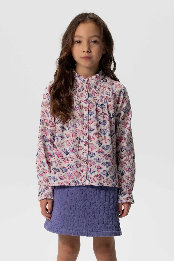 Aanbieding van Multicolour blouse met print en smock detail voor 31,99€ bij Sissy-Boy