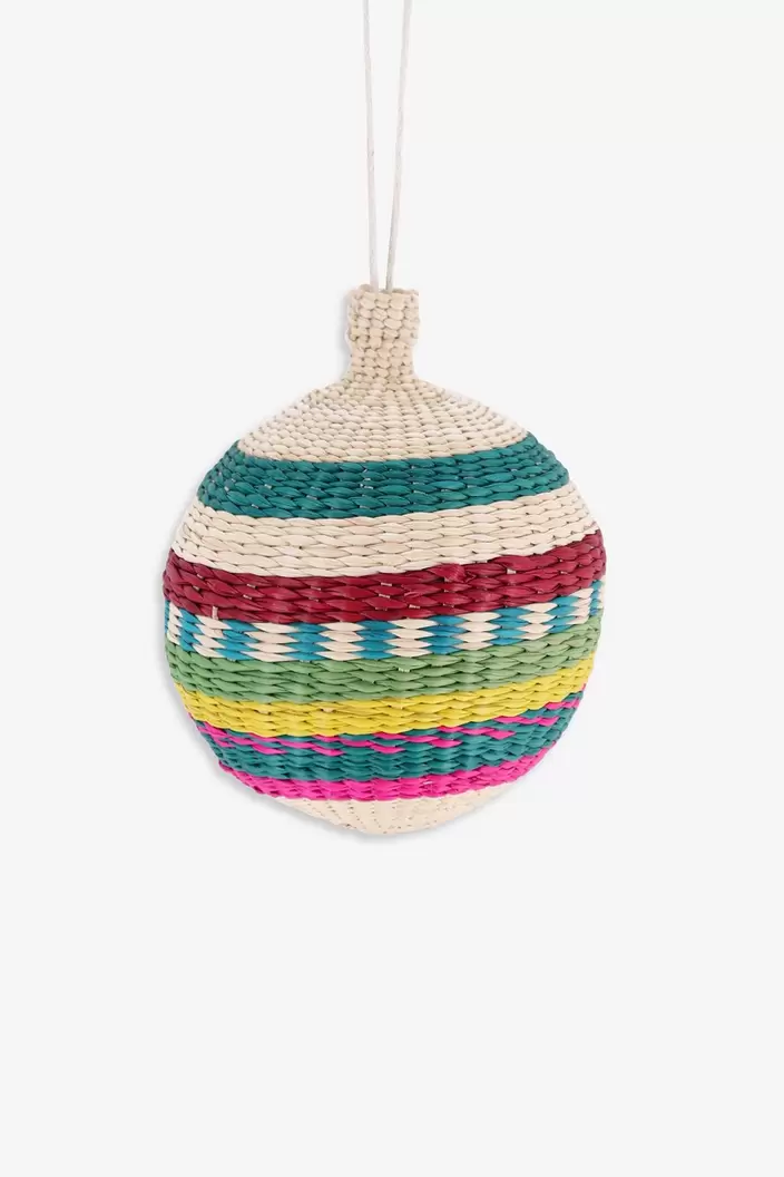 Aanbieding van Multicolour rotan kerstbal voor 15,99€ bij Sissy-Boy