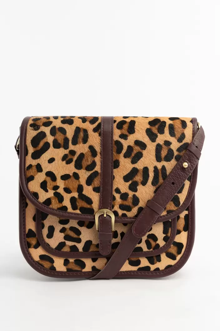 Aanbieding van Bruine crossbody tas met leopard voor 83,99€ bij Sissy-Boy