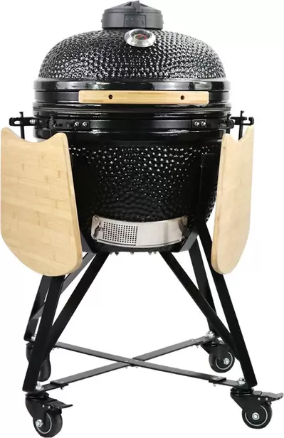 Aanbieding van Intratuin kamado barbecue Urban Chef Medium zwart D 52 H 127 cm voor 649€ bij Intratuin