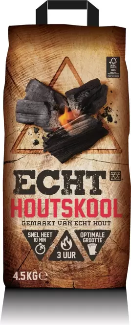 Aanbieding van Echt houtskool 4,5 kg voor 13,99€ bij Intratuin