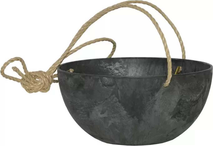 Aanbieding van Artstone hangpot Fiona D 25 H 12 cm zwart voor 10,99€ bij Intratuin