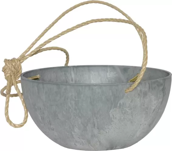 Aanbieding van Artstone hangpot Fiona D 25 H 12 cm grijs voor 10,99€ bij Intratuin