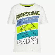 Aanbieding van Jongens T-shirt met tyrannosaurus voor 5€ bij Scapino