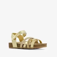 Aanbieding van Meisjes bio sandalen goudkleurig voor 6€ bij Scapino