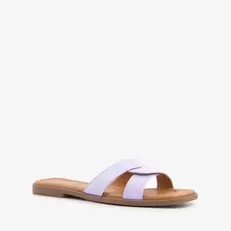 Aanbieding van Dames slippers lila voor 10€ bij Scapino