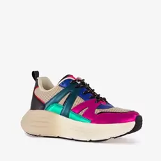 Aanbieding van Dames dad sneakers multicolor voor 29€ bij Scapino