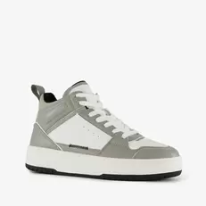 Aanbieding van Hoge dames sneakers grijs wit voor 39€ bij Scapino