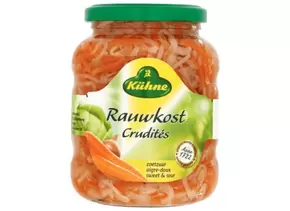 Aanbieding van KUHNE RAUWKOST ZOETZUUR 330G voor 1,59€ bij Sahan Supermarkten