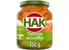 Aanbieding van HAK DOPERWTEN/WORTELS 350G voor 1,99€ bij Sahan Supermarkten