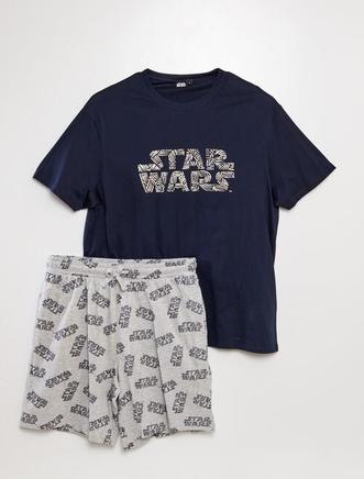 Aanbieding van Tweedelige, korte pyjama met Star Wars-print - 2-delig voor 18€ bij Kiabi