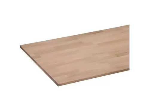 Aanbieding van Cando 18 mm dik massief eiken timmerpaneel 200x60cm (lxb) voor 126,99€ bij Kluswijs