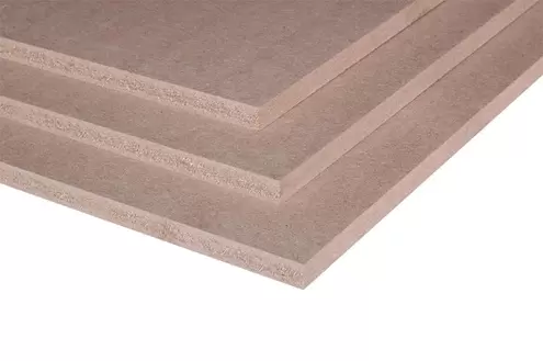 Aanbieding van MDF plaat 3050x1220x18mm voor 57,99€ bij Kluswijs