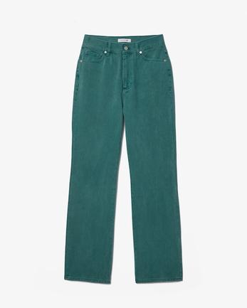 Aanbieding van Jeans rechte pijp eco-geverfd katoendenim voor 160€ bij Lacoste