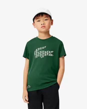 Aanbieding van Ultra Dry Piqué Tennis-T-shirt voor 45€ bij Lacoste