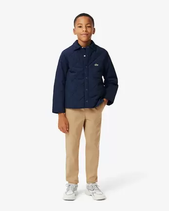 Aanbieding van Lacoste chino jongens elastisch katoengabardine voor 75€ bij Lacoste