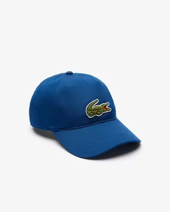 Aanbieding van Pet van Katoenen Keperstof met Krokodilbadge voor 65€ bij Lacoste