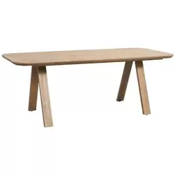 Aanbieding van Eetkamertafel Mandy - mangohout - 75x210x94 cm voor 599€ bij Leen Bakker